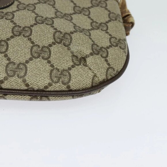 GUCCI GG Supreme Shoulder Bag PVC Beige Gold 904 02 020 Auth BA5087 - Picture 5 of 16